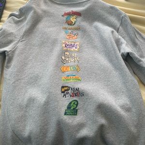 L rugrats grey sweatshirt
